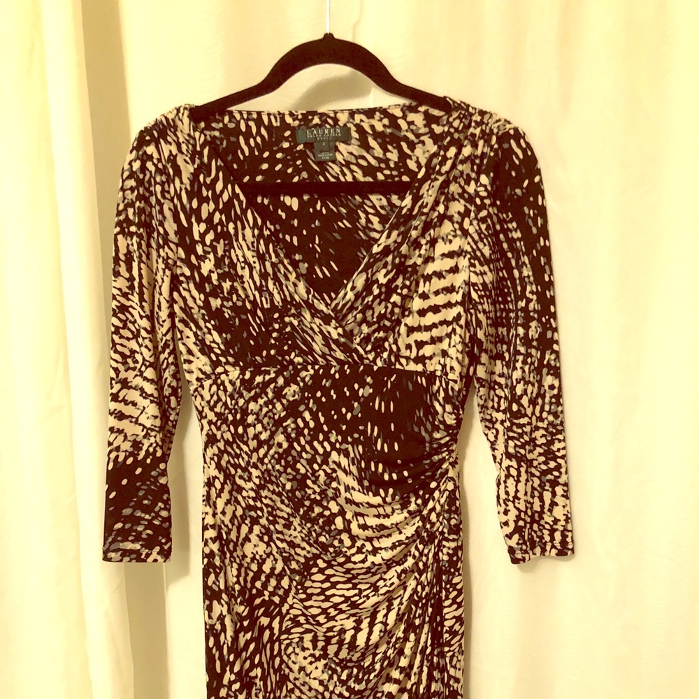Ralph Lauren 3/4 sleeve knee length dress